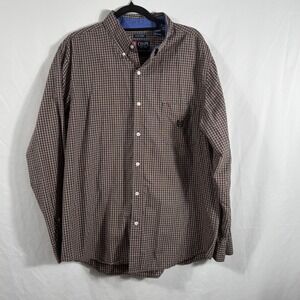 Chaps Easy Care Men's Button up/down Casual Shirt Sz XL